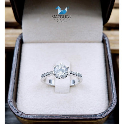 Couple ring set – CZ in 925 silver by Madduck Jewels