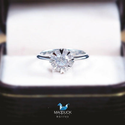 Women's ring – CZ in 925 silver by Madduck Jewels