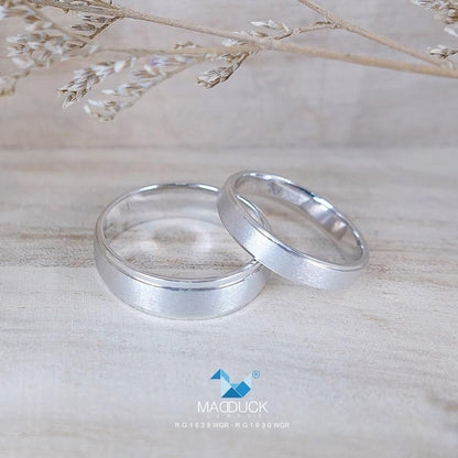 Couple ring set – CZ in 925 silver by Madduck Jewels