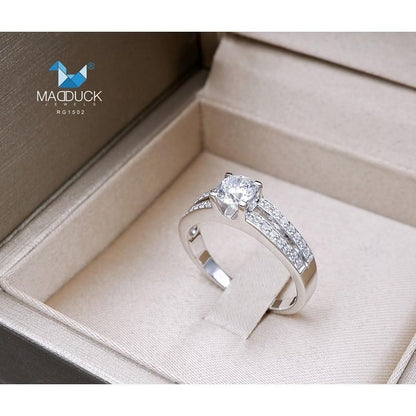 Couple ring set – CZ in 925 silver by Madduck Jewels