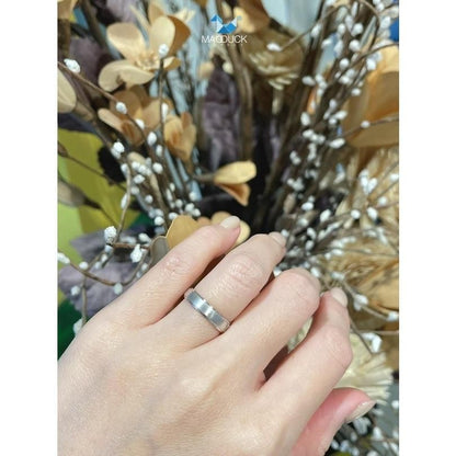 Unisex / male / female ring – CZ in 925 silver by Madduck Jewels