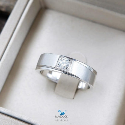 Men's ring – CZ in 925 silver by Madduck Jewels