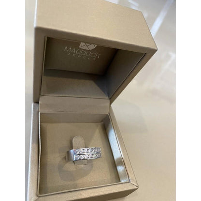 Unisex / male / female ring – CZ in 925 silver by Madduck Jewels