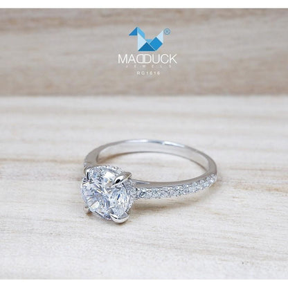 Couple ring set – CZ in 925 silver by Madduck Jewels