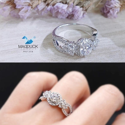 Women's ring – CZ in 925 silver by Madduck Jewels