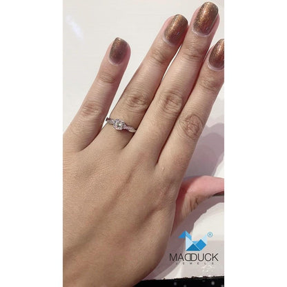 Women's ring – CZ in 925 silver by Madduck Jewels