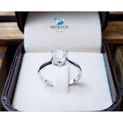 Couple ring set – CZ in 925 silver by Madduck Jewels