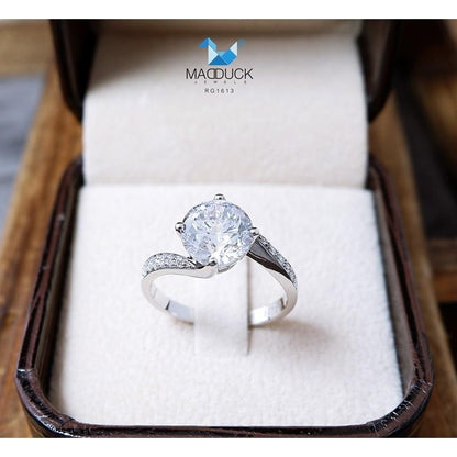 Couple ring set – CZ in 925 silver by Madduck Jewels