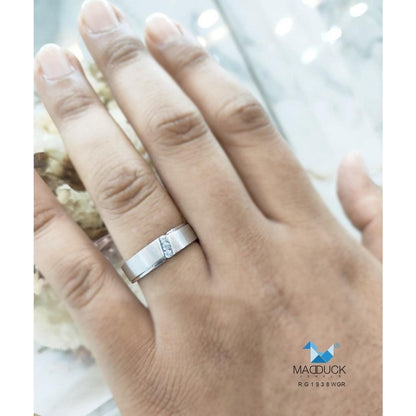 Men's ring – CZ in 925 silver by Madduck Jewels