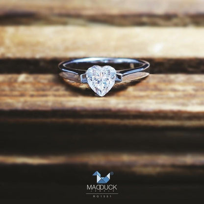 Women's ring – CZ in 925 silver by Madduck Jewels