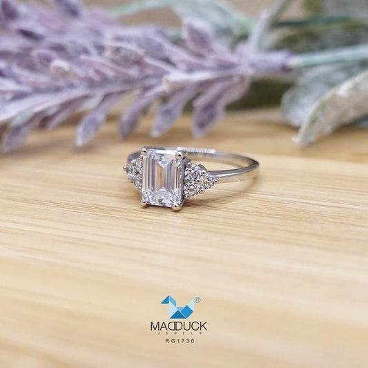 Women's ring – CZ in 925 silver by Madduck Jewels