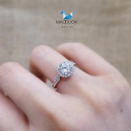 Women's ring – CZ in 925 silver by Madduck Jewels