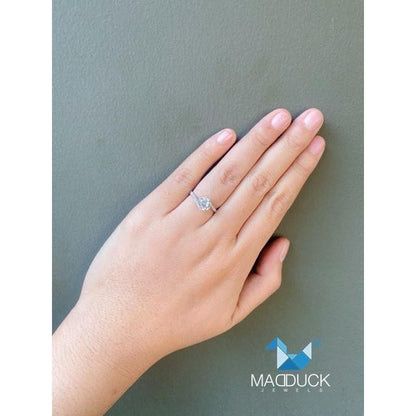 Women's ring – CZ in 925 silver by Madduck Jewels