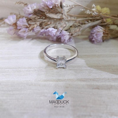 Women's ring – CZ in 925 silver by Madduck Jewels
