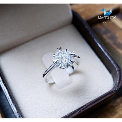 Women's ring – CZ in 925 silver by Madduck Jewels