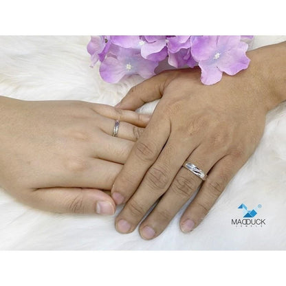 Couple ring set – CZ in 925 silver by Madduck Jewels