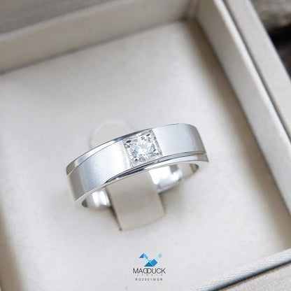 Men's ring – CZ in 925 silver by Madduck Jewels