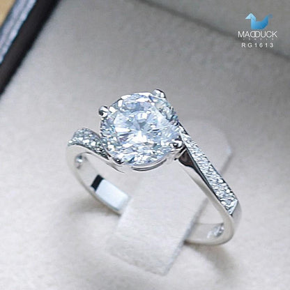 Women's ring – CZ in 925 silver by Madduck Jewels