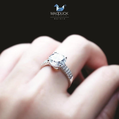 Couple ring set – CZ in 925 silver by Madduck Jewels