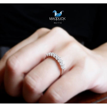 Couple ring set – CZ in 925 silver by Madduck Jewels