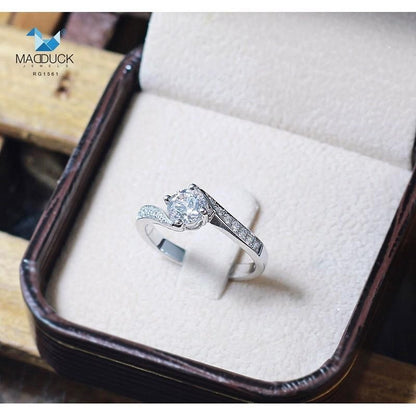 Women's ring – CZ in 925 silver by Madduck Jewels