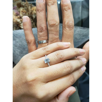 Couple ring set – CZ in 925 silver by Madduck Jewels