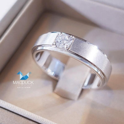 Unisex / male / female ring – CZ in 925 silver by Madduck Jewels