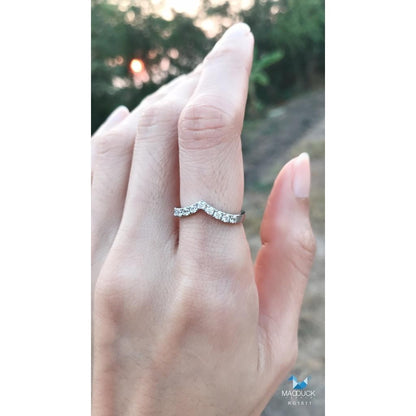 Women's ring – CZ in 925 silver by Madduck Jewels