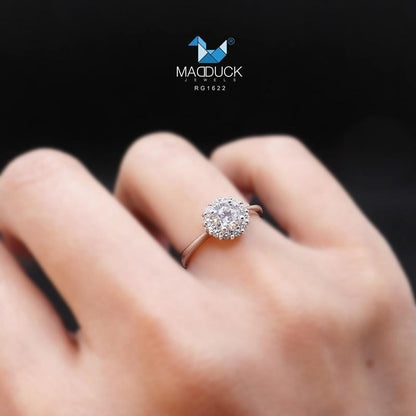 Women's ring – CZ in 925 silver by Madduck Jewels