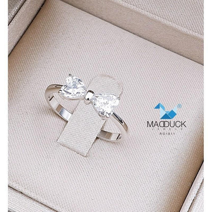 Women's ring – CZ in 925 silver by Madduck Jewels