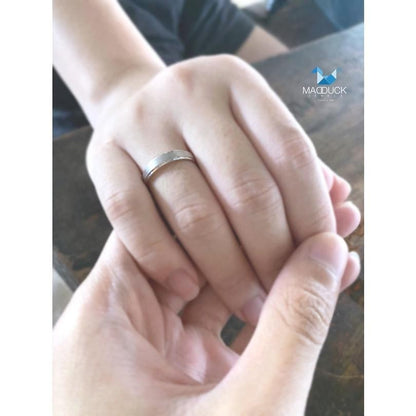 Unisex / male / female ring – CZ in 925 silver by Madduck Jewels