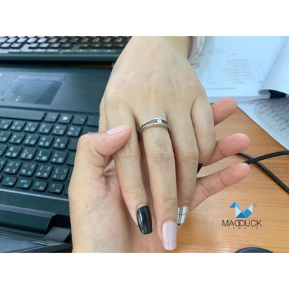 Women's ring – CZ in 925 silver by Madduck Jewels