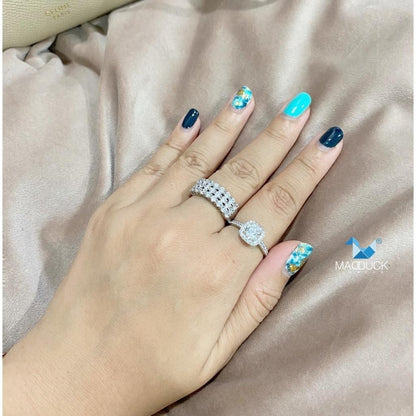 Women's ring – CZ in 925 silver by Madduck Jewels