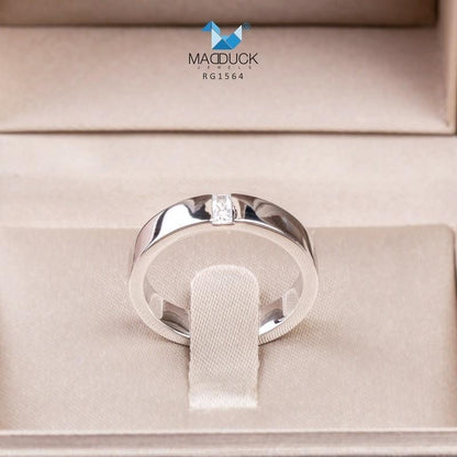 Unisex / male / female ring – CZ in 925 silver by Madduck Jewels