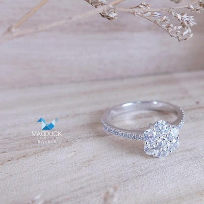Women's ring – CZ in 925 silver by Madduck Jewels