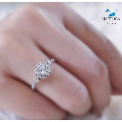 Women's ring – CZ in 925 silver by Madduck Jewels