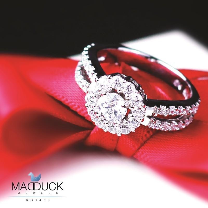 Women's ring – CZ in 925 silver by Madduck Jewels