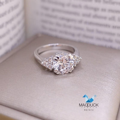 Women's ring – CZ in 925 silver by Madduck Jewels