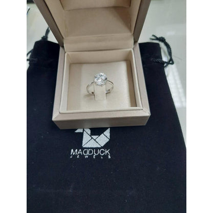 Women's ring – CZ in 925 silver by Madduck Jewels