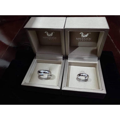 Couple ring set – CZ in 925 silver by Madduck Jewels
