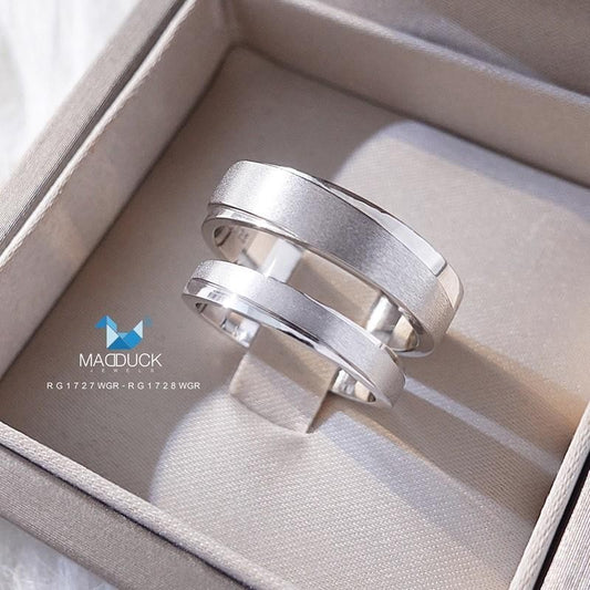 Couple ring set – CZ in 925 silver by Madduck Jewels