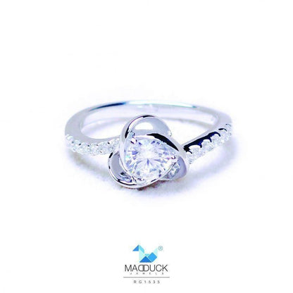 Women's ring – CZ in 925 silver by Madduck Jewels