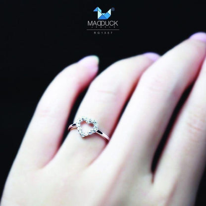 Women's ring – CZ in 925 silver by Madduck Jewels