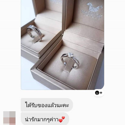 Couple ring set – CZ in 925 silver by Madduck Jewels