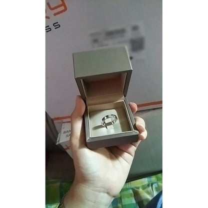 Unisex / male / female ring – CZ in 925 silver by Madduck Jewels