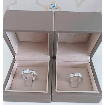 Unisex / male / female ring – CZ in 925 silver by Madduck Jewels