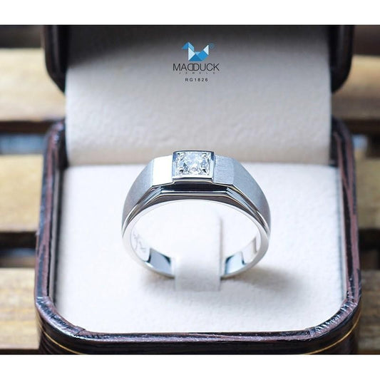 Couple ring set – CZ in 925 silver by Madduck Jewels