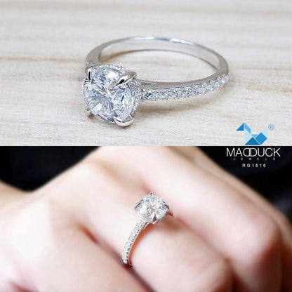 Women's ring – CZ in 925 silver by Madduck Jewels