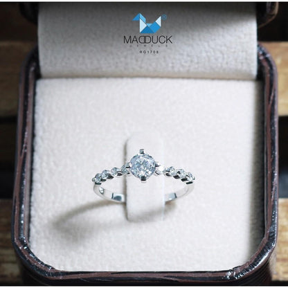 Women's ring – CZ in 925 silver by Madduck Jewels
