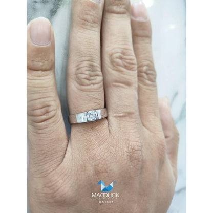 Couple ring set – CZ in 925 silver by Madduck Jewels